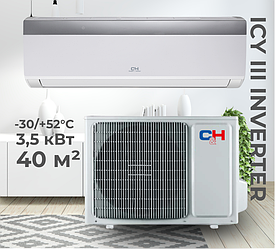 Кондиціонер CH-S12FTXTB2S-NG Cooper&Hunter до 40 кв.м, 3,53 кВт, інверторний до -30°С/+52°С СЕРИЯ ICYIII
