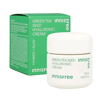 Антиоксидантний крем innisfree Green Tea Seed Hyaluronic Cream 50 мл