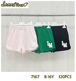 Шорти для дівчаток оптом, Lemon tree, 8-16 рр., арт. 7167