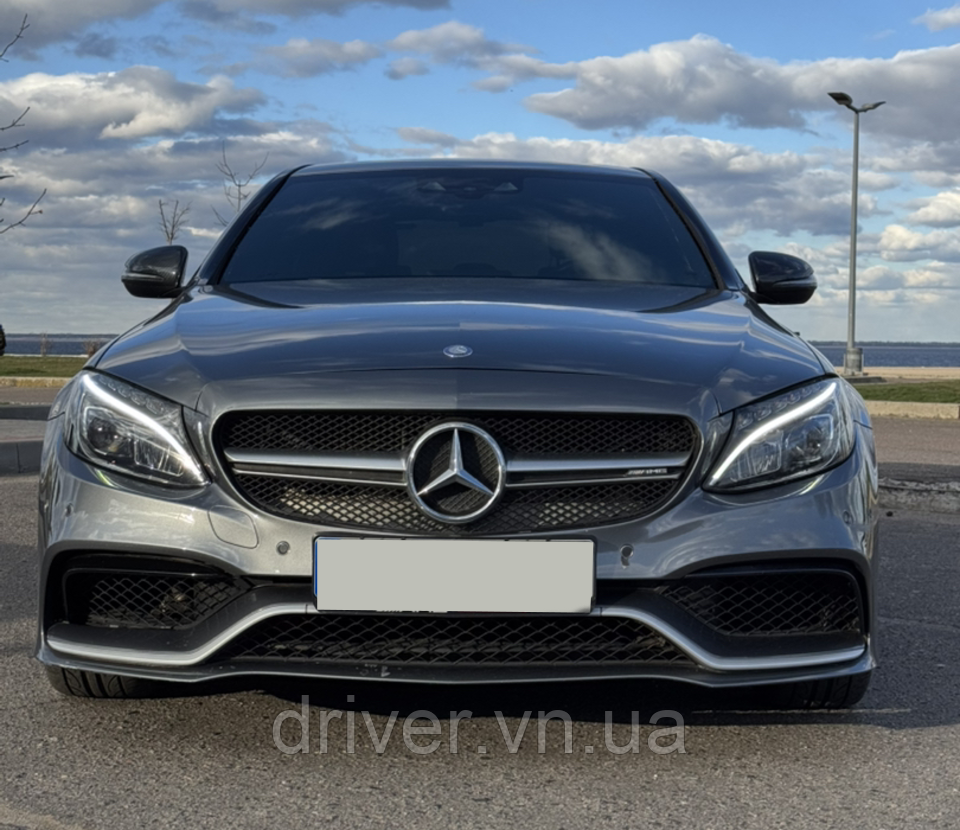 Передний бампер в сборе (AMG C63-designs 2014-2018) для Mercedes C-сlass W205