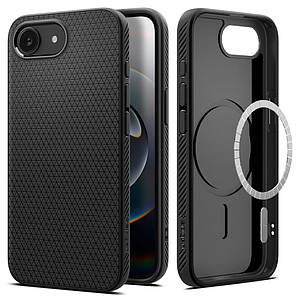 Чохол Spigen Liquid Air MagFit  до iPhone 16e Matte Black (ACS09151)