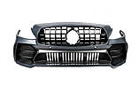 Передний бампер в сборе (дизайн C63 GT) для Mercedes C-сlass W205 2014-2021 гг, фото 6