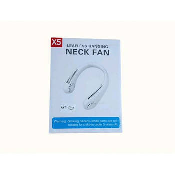 Портативний вентилятор на шию WX 6504 NECK FAN X5 ART 10037 (60)