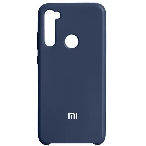 Силіконовий чохол на Xiaomi Redmi Note 8 Soft-touch Dark Blue 8