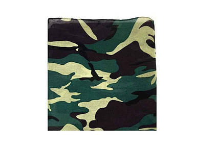 Бандана камуфляж чоловіча літня (зелена) Вид-1 ТМ ПЛАТКИ-ОПТ FG