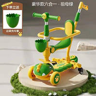 Самокат Skyper 5в1 з батьківською ручкою та захисним бампером, українське озвучування 06257