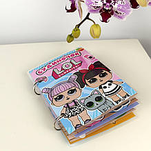 000124 Розвивальна гра з липучками. Книга на липучках міні LOL