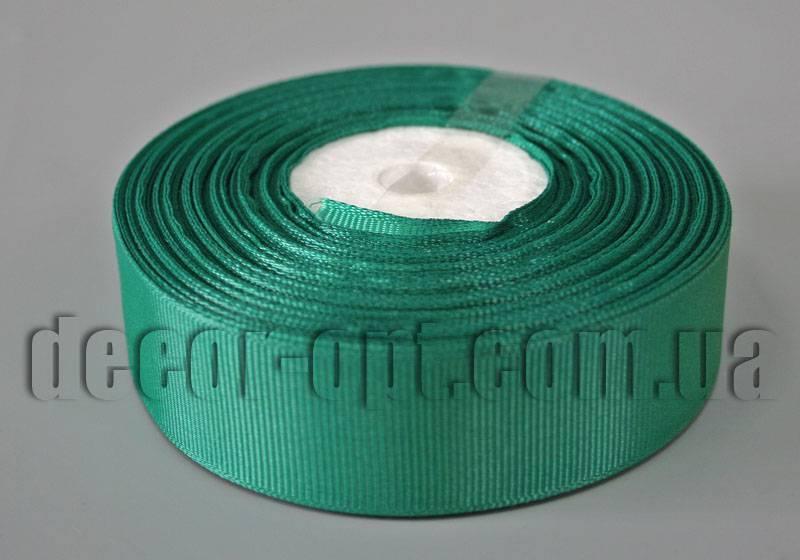 Стрічка репсова відтінок зелений 2,5 см 25 ярд арт 223