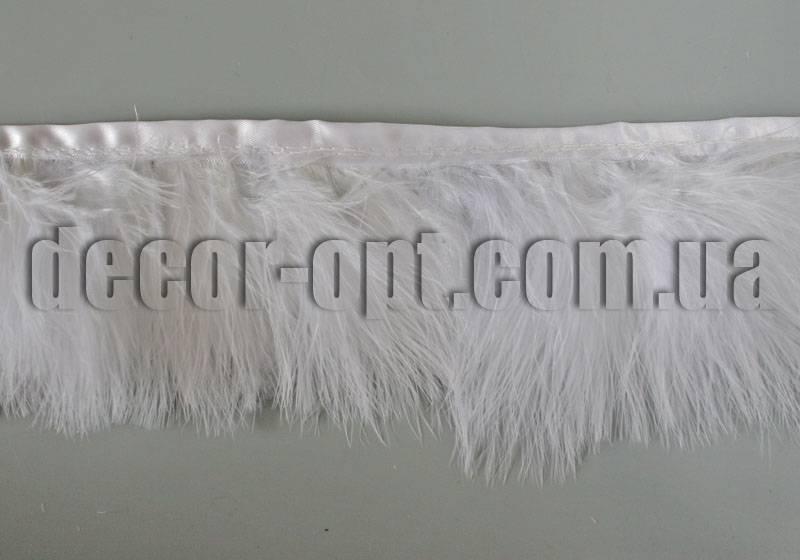 Перо-спідниця пухова біла 8-10 см/45-47см