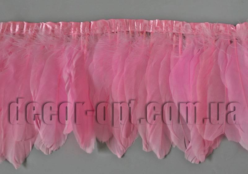 Перо-спідниця рожева 15-19 см/≈2м