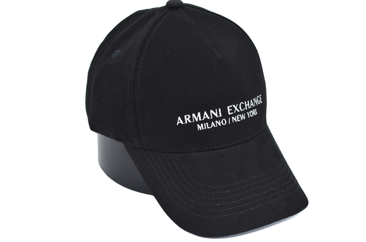 Бейсболка тракер Art cap Armani Exchange 55-59 см чорна (А 0919-998)