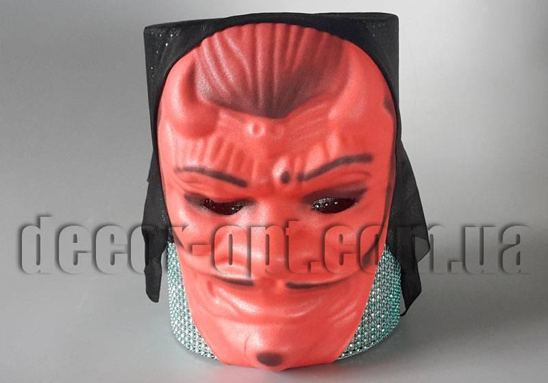 Маска монстра червона з фоамрану