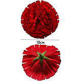 Бархатна гілка гвоздики, 60см, фото 5