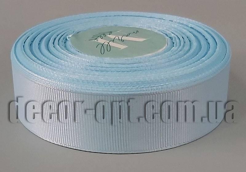 Стрічка репсова відтінок блакитного 2,5 см 25 ярд арт.182