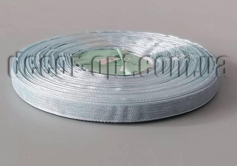 Стрічка органза відтінок небесно-блакитний 0,6 см 50ярд bk38