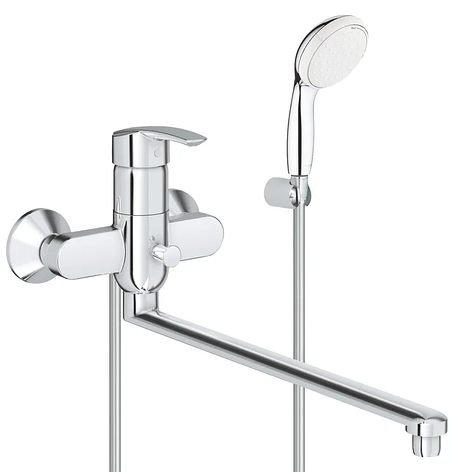 Змішувач для ванни з довгим виливом і душем Grohe Multiform (3270800A), фото 1