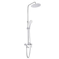 Душова система універсальна Qtap Taurus на три споживача (з виливом) QTTAU111CRM45665 Chrome