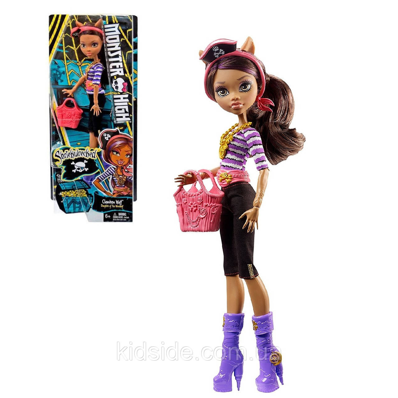 Monster High Clawdeen Wolf DTV84 Лялька Монстр Хай Клодін Вульф Кораблекшення, фото 1