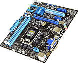 НАДІЙНА ПЛАТА LGA1155 ASUS P8H77-M LE c HDMI, USB 3.0 Підтримує SATA3 + Core - i7,i5,i3 3го ПОКОЛІННЯ 1155, фото 3