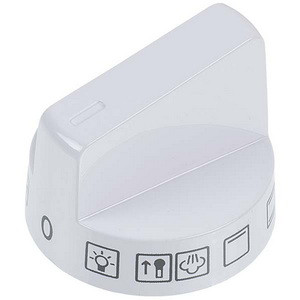 Ручка регулювання режимів духовки для плити Electrolux 140205198041 білий, фото 1