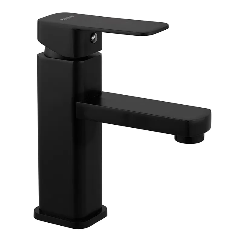 Змішувач для умивальника Zerix LEB1-123 Black (колір чорний) (ZX5570), фото 1