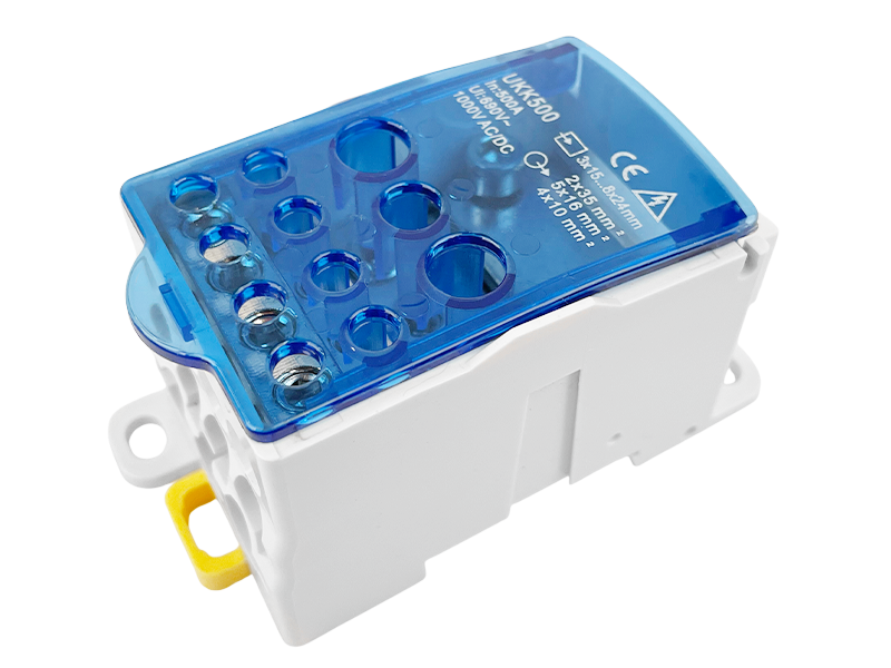 Розподільчий блок на DIN-рейку Lemanso UKK500 500A (LMA2780), фото 1