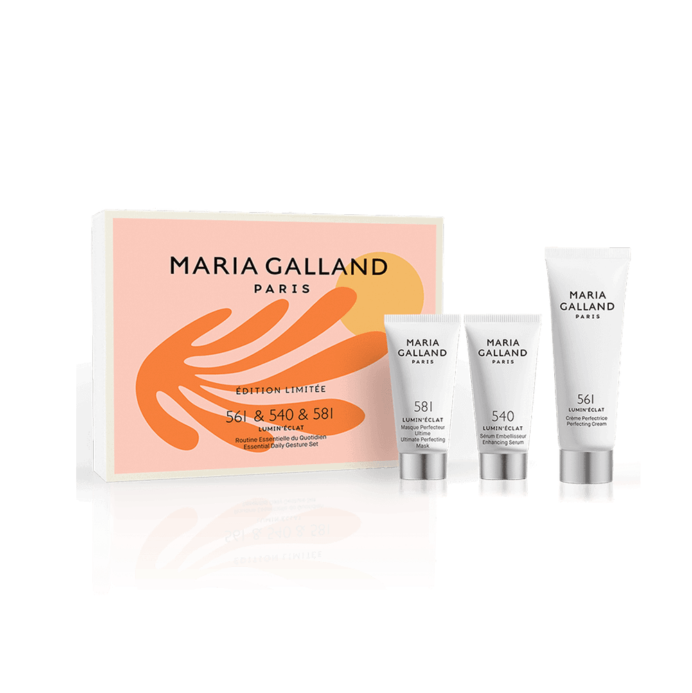 Набір для сяйва шкіри: сироватка, крем та маска SPRING SET - LUMIN'ECLAT 561/540/581 Maria Galland Paris