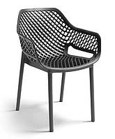 Стілець садовий пластиковий BICA Aria, графіт