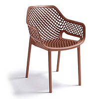 Стілець садовий пластиковий BICA Aria, червоний