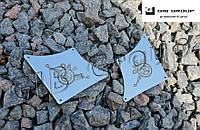 Защитная накладка на дверь на DAF XF 105 - 95, Пищевая нержавеющая сталь + Гравировка логотипа