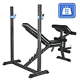 Багатофункціональна силова лава THUNDER CROUL для жиму лежачи, вправ на біцепс, ноги, плечі та прес, фото 6