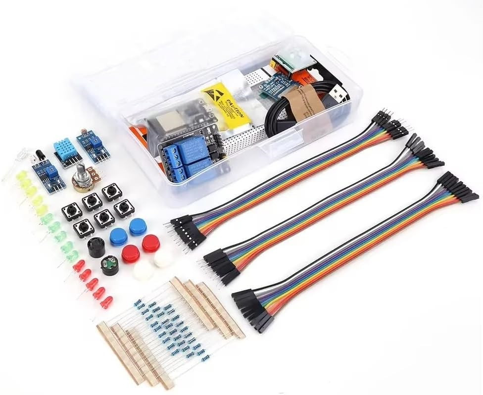 Набір початківця TENSTAR ROBOT Basic Starter Kit для навчання та розробки на ESP32, з макетною платою та датчиками