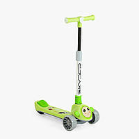 Самокат триколісний Skyper колеса PU 125х40 мм зі світлом, складаним кермом, музика та підсвітка платформи