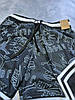 Літні чоловічі спортивні шорти Jordan Diamond Black White Print  шорти Чорні Джордан з кишенями 100% поліестер, фото 7