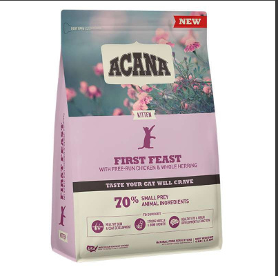 Сухий корм для кошенят Acana First Feast Cat з куркою і рибою 0.34 кг