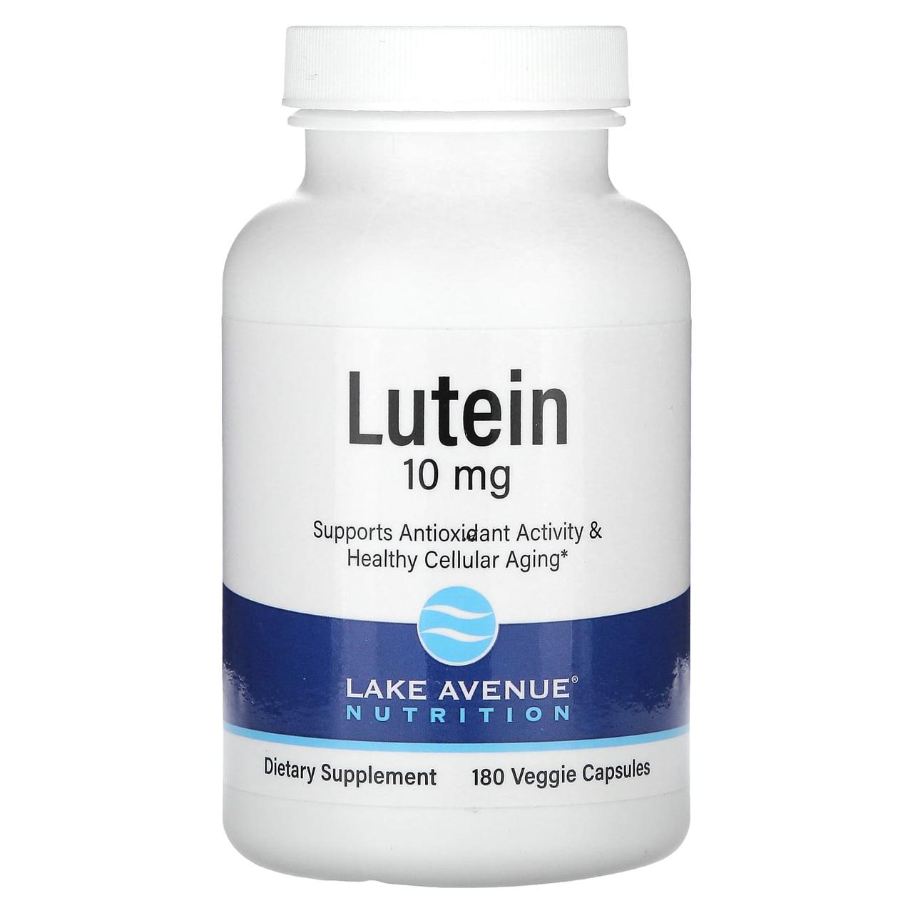 Лютеин Lake Avenue Nutrition Lutein 10 мг 180 капс.