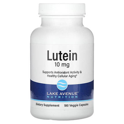 Лютеин Lake Avenue Nutrition Lutein 10 мг 180 капс., фото 1