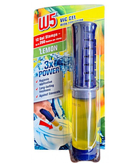 Гель для унітазу з аплікатором W5 WC Gel Lemon 75 мл
