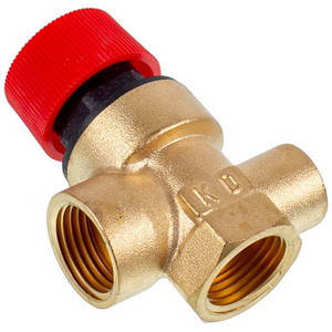 Запобіжний клапан 3 бар 1/2" + 1/4" (універсальний) для газового котла