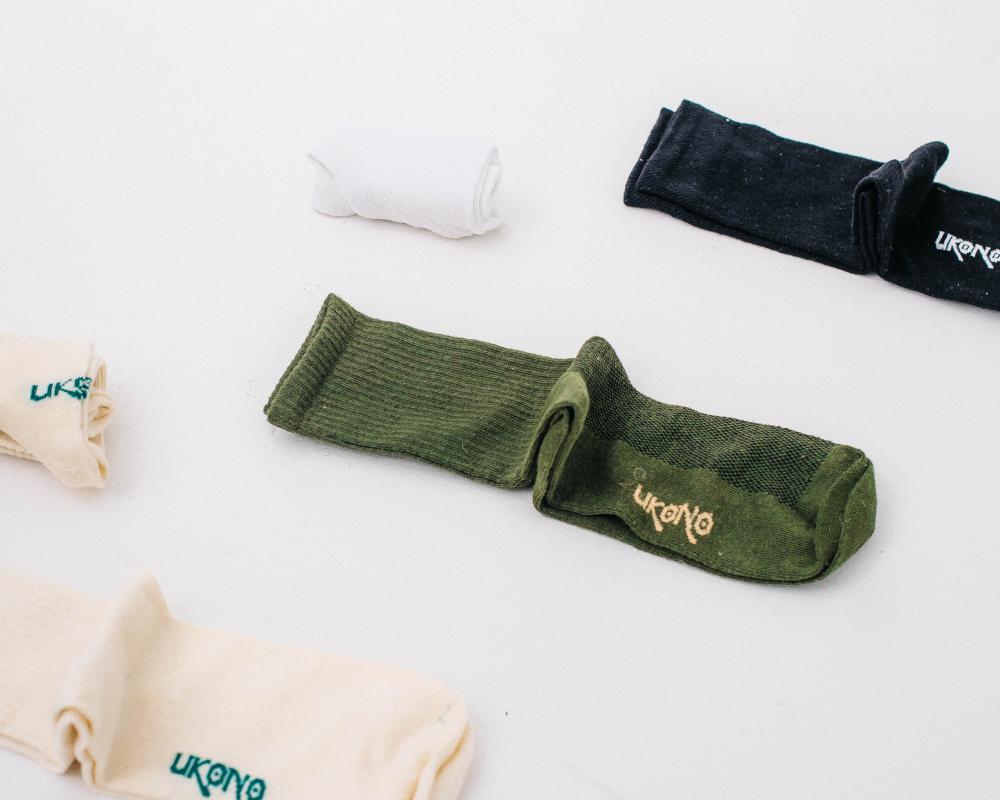 Шкарпетки з конопель, ОЛІВА, Літні (29 см. 43-46р.)