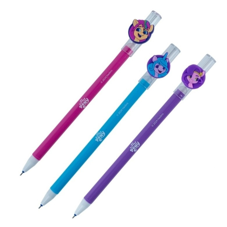 Ручка гелева "пиши-стирай" Kite LP24-352 0,5мм синя, фото 1