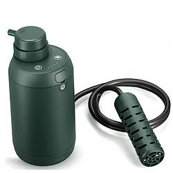 Електронний автоматичний портативний фільтр для води туристичний похідний BKLES BK-2000, зелений