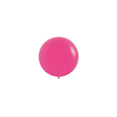 Sempertex 24" Фуксія Deluxe Fuchsia Латексні кулі круглі без малюнка