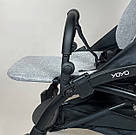 Підніжка-подовжувач 21 см для коляски Yoya 175 A+ колір Сірий 100213, фото 3