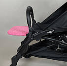Підніжка-подовжувач 21 см для коляски Yoya 175 A+ колір Рожевий 100214, фото 3