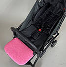 Підніжка-подовжувач 21 см для коляски Yoya 175 A+ колір Рожевий 100214, фото 4