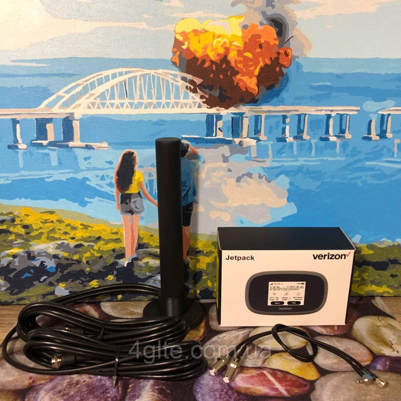 Комплект мобільного інтернету: MiFi 8800L + антена OMNI MIMO, фото 1