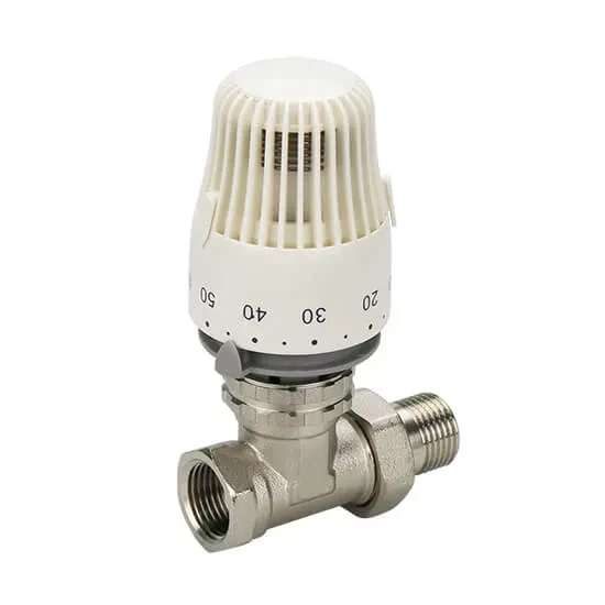 Кран RTL 1/2" термостат. прямий у зборі для тепл. підлог KARRO (KR2004+KR2152) {1}, фото 1