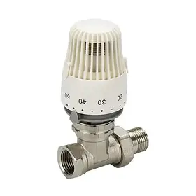 Кран RTL 1/2" термостат. прямий у зборі для тепл. підлог KARRO (KR2004+KR2152) {1}