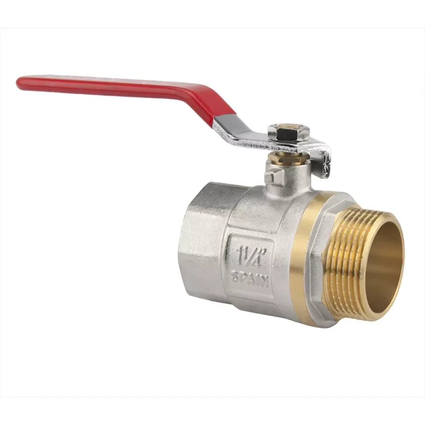 Кран кульовий KARRO  1 1/4" ВЗ (червона ручка) {40/4}, фото 1